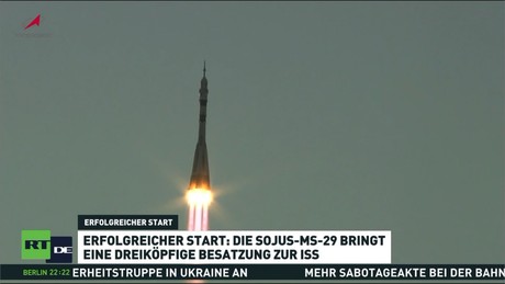Internationale Kooperation im All: Sojus-MS-29 bringt russisch-amerikanische Crew zur Raumstation