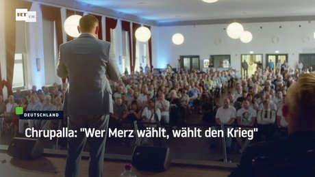 Chrupalla: "Wer Merz wählt, wählt den Krieg"
