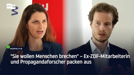 "Sie wollen Menschen brechen" – Ex-ZDF-Mitarbeiterin und Propagandaforscher packen aus