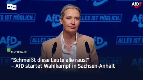 "Schmeißt diese Leute alle raus!" – AfD startet Wahlkampf in Sachsen-Anhalt