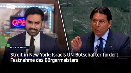 Streit in New York: Israels UN-Botschafter fordert Festnahme des Bürgermeisters