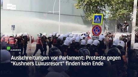 Ausschreitungen vor Parlament: Protestegegen "Kushners Luxusresort" finden kein Ende