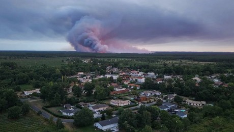Waldbrände in Frankreich und Spanien sorgen für historische Evakuierungen