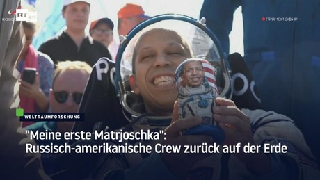 Sojus MS-28: Russisch-amerikanische Crew zurück auf der Erde