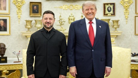 Liveticker Ukraine-Krieg: Selenskij trifft Trump im Weißen Haus