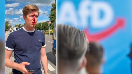 Schwerin: Vorsitzender von AfD-Jugendorganisation bei Demo von "Antifa" angegriffen und verletzt