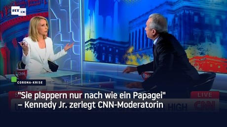 "Sie plappern nur nach wie ein Papagei" – Kennedy Jr. zerlegt CNN-Moderatorin