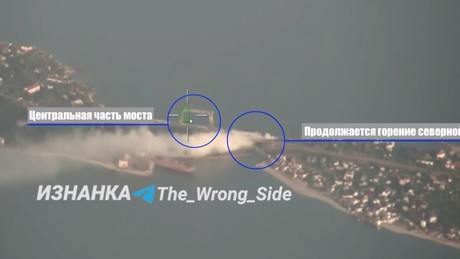 Region Odessa: Strategisch wichtige Brücke offenbar schwer beschädigt (VIDEO)