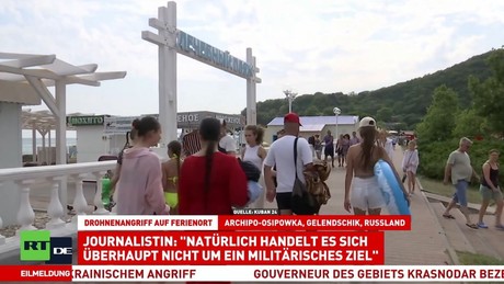 "Terrorkrieg gegen Zivilbevölkerung": Kiews Drohnen töten Urlauber in Badeort bei Gelendschik
