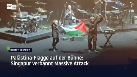Palästina-Flagge auf der Bühne: Singapur verbannt britische Band Massive Attack