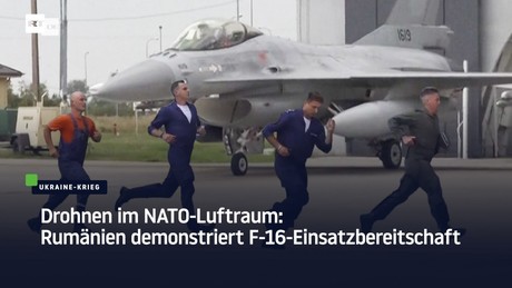Drohnen im NATO-Luftraum: Rumänien demonstriert F-16-Einsatzbereitschaft