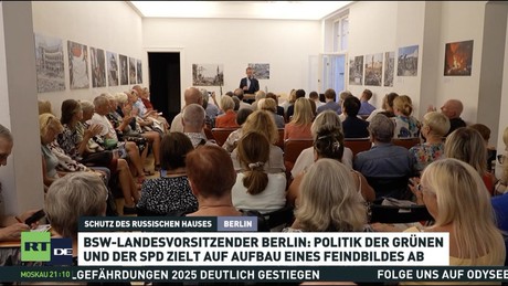 Russisches Haus unter Druck: Protest gegen mögliche Schließung in Berlin