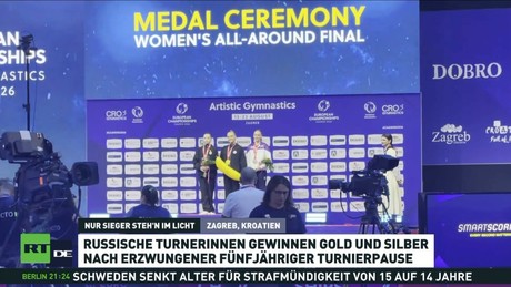 Trotz aller Hürden Gold: Russische Sportlerinnen glänzen in Zagreb
