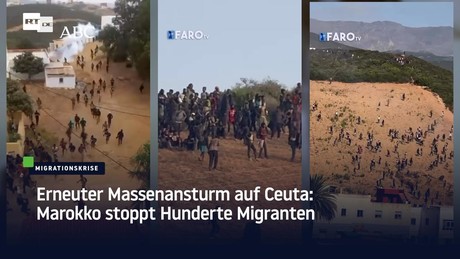 Erneuter Massenansturm auf Ceuta: Marokko stoppt Hunderte Migranten