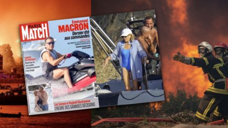 Während Frankreich brennt, fährt Macron Jetski