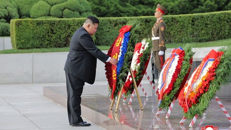 Kim Jong-un dankt Putin für Glückwünsche anlässlich der Befreiung Koreas
