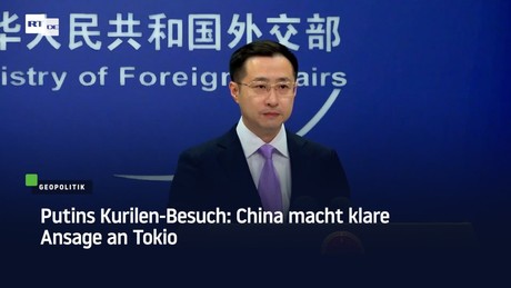 "China stimmt Lawrow zu" – Peking stellt sich in Kurilen-Frage hinter Russland