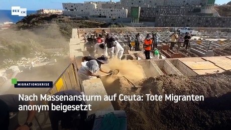 Nach Massenansturm auf Ceuta: Tote Migranten anonym beigesetzt