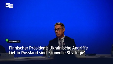 Finnischer Präsident: Ukrainische Angriffe tief in Russland sind "sinnvolle Strategie"