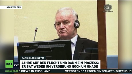 Ehemaliger bosnisch-serbischer Militärchef Ratko Mladić in Haft gestorben
