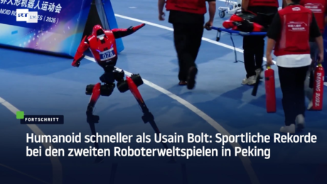 Humanoid schneller als Usain Bolt: Sportliche Rekorde bei den zweiten Roboterweltspielen in Peking