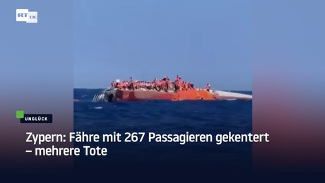 Zypern: Fähre mit 267 Passagieren gekentert – mehrere Tote