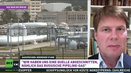 Niedrige Gasspeicherstände: AfD macht Verzicht auf russisches Pipelinegas mitverantwortlich