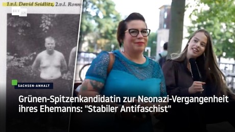 Grünen-Spitzenkandidatin zur Neonazi-Vergangenheit ihres Ehemanns: "Stabiler Antifaschist"