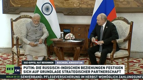 SOZ-Gipfel: Moskau setzt auf engere Partnerschaft mit China und Indien