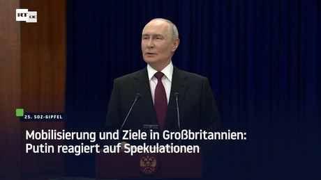 Mobilisierung und Ziele in Großbritannien: Putin reagiert auf Spekulationen