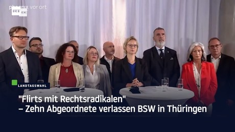 Zehn Abgeordnete verlassen BSW in Thüringen – Wolf beklagt "Flirts mit Rechtsradikalen"