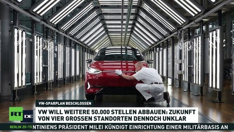 Einigung auf "Zukunftsplan": VW baut 50.000 Stellen ab