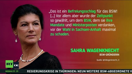 BSW-Streit eskaliert: Wolf geht – Wagenknecht sieht "Befreiungsschlag"