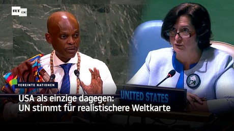 USA als einzige dagegen: UN stimmt für realistischere Weltkarte
