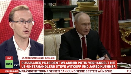 Witkoff und Kushner im Kreml: Neue Bewegung bei Friedensbemühungen