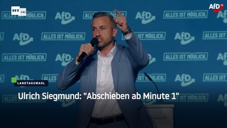 Ulrich Siegmund: "Abschieben ab Minute 1"