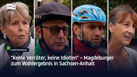 "Keine Verräter, keine Idioten" – Magdeburger zum Wahlergebnis in Sachsen-Anhalt