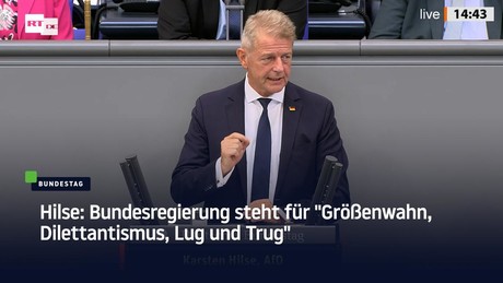 "Hören Sie mit der Kriegshetze auf" – Hilse warnt vor Weltenbrand