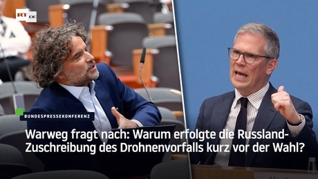 Warweg fragt nach: Warum erfolgte die Russland-Zuschreibung des Drohnenvorfalls kurz vor der Wahl?
