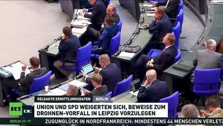 Drohnenvorfall in Leipzig: Opposition fordert Beweise für russische Beteiligung