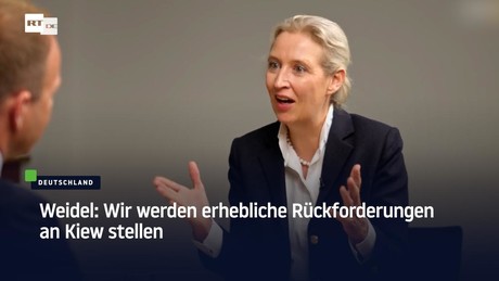Weidel für Rückführung wehrpflichtiger Ukrainer