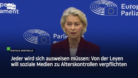 Von der Leyen kündigt komplettes Social-Media-Verbot für unter 13-Jährige an