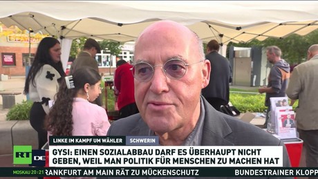 Wahlkampfendspurt in Mecklenburg-Vorpommern: Gysi wirbt für die Linke
