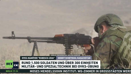 1.500 Soldaten trainieren bei OVKS-Manöver in Kasachstan