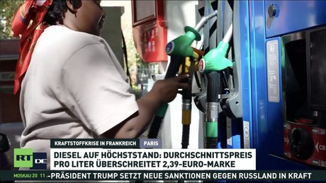 Tankstellen leer, Preise hoch: Frankreich in der Kraftstoffkrise