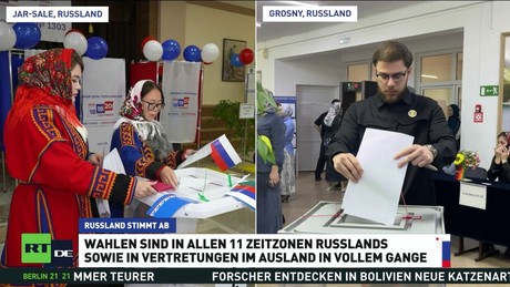 Duma-Wahl: Stimmenabgabe von Wladiwostok bis Awdejewka im Donbass