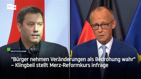 "Bürger nehmen Veränderungen als Bedrohung wahr" – Klingbeil stellt Merz-Reformkurs infrage