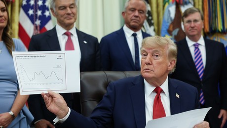 Trumps Zustimmungswerte stellen Antirekord auf