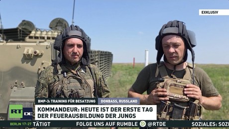 RT DE-Exklusiv: Ausbildung am BMP-3 – Besatzungen trainieren im Donbass