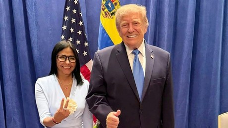 Erstmals seit Maduros Entführung: Trump trifft Venezuelas Übergangspräsidentin Rodríguez
